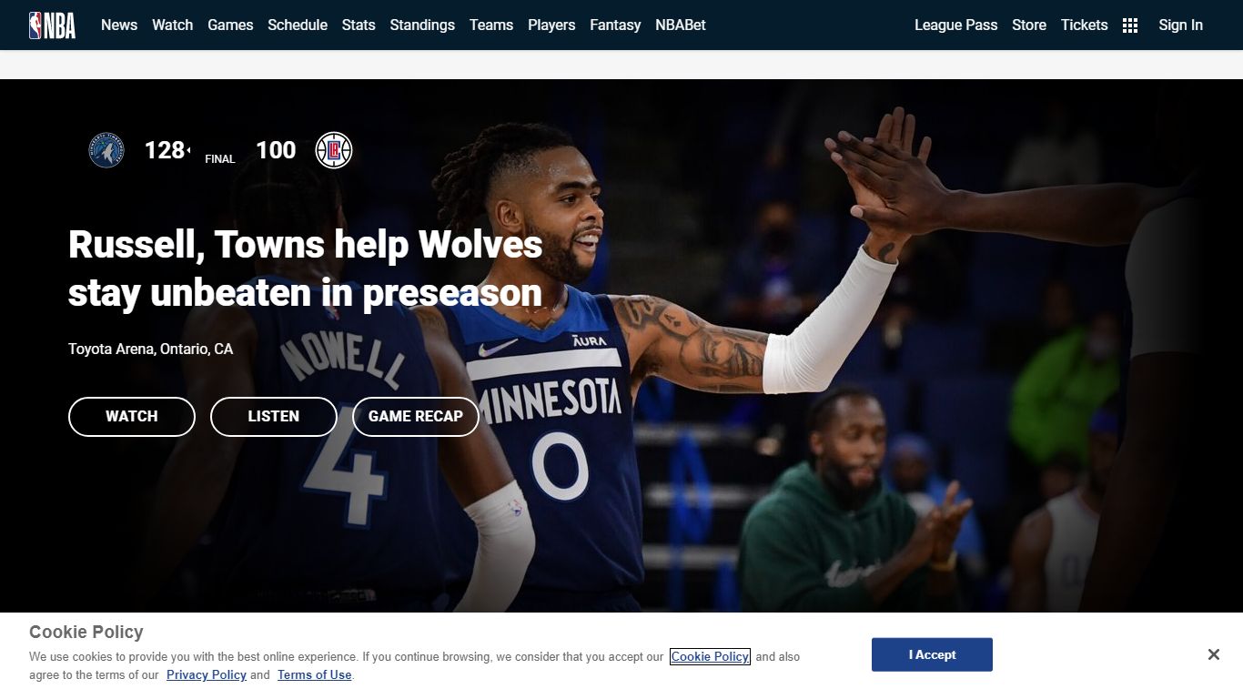 Minnesota Timberwolves vs LA Clippers Oct 11, 2021 Box Scores - NBA.com